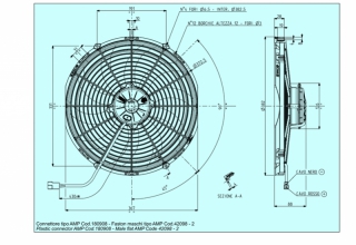 Ventilator passend fr Spal 24V drckend  385