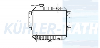 Wasserkhler passend fr Mazda