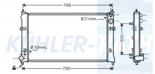 Wasserkhler passend fr Mazda