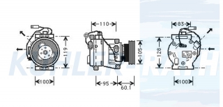 Kompressor passend fr Iveco