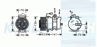 Kompressor passend fr Mercedes-Benz