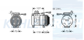 Kompressor passend fr Iveco