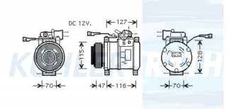 Kompressor passend fr Iveco