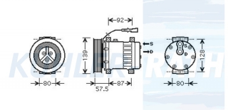 Kompressor passend fr DAF