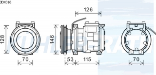 Kompressor passend fr John Deere