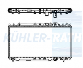 Wasserkhler passend fr Mazda