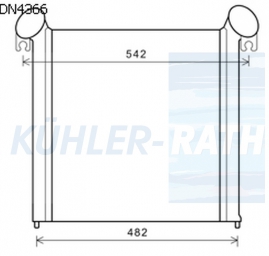 Ladeluftkhler passend fr Nissan