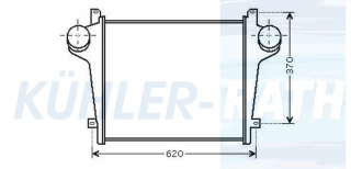 Ladeluftkhler passend fr Iveco