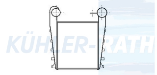 Ladeluftkhler passend fr RVI