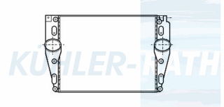 Ladeluftkhler passend fr Mercedes