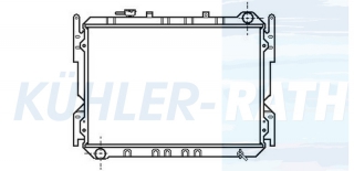 Wasserkhler passend fr Mazda