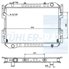 Wasserkhler passend fr Mazda