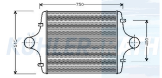 Ladeluftkhler passend fr MAN
