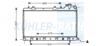 Wasserkhler passend fr Subaru