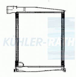 Ladeluftkhler passend fr Neoplan