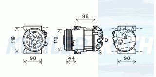 Kompressor passend fr Alfa Romeo