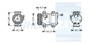 Kompressor passend fr Volvo