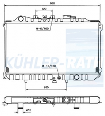 Wasserkhler passend fr Mazda