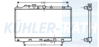 Wasserkhler passend fr Mazda