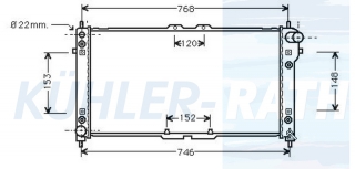 Wasserkhler passend fr Mazda