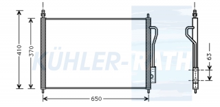 Kondensator passend fr Ford