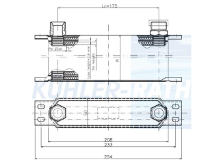 lkhler passend fr Serie 1 255x75x50