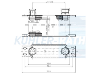 lkhler passend fr Serie 1 205x190x50