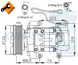 Kompressor passend fr Mazda