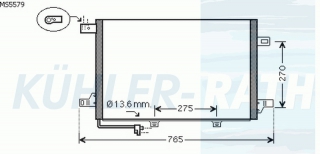 Kondensator passend fr Mercedes-Benz