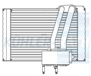 Verdampfer passend fr Citron/Fiat/Peugeot