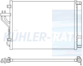 Kondensator passend fr Hyundai/Kia