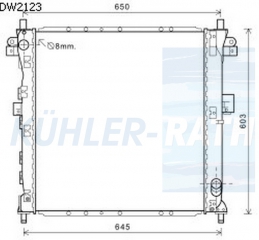 Wasserkhler passend fr SsangYong