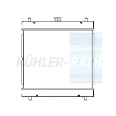 Wasserkhler passend fr Kubota/Schaeff/Avant/Moffet/Volvo/Denso