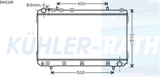 Wasserkhler passend fr SsangYong