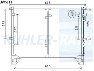 Kondensator passend fr SsangYong