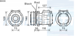 Kompressor passend fr John Deere