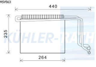 Verdampfer passend fr Mercedes-Benz