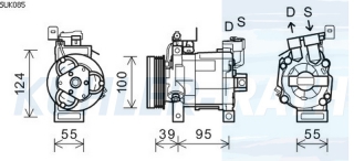 Kompressor passend fr Subaru