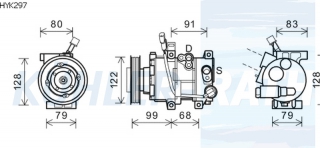 Kompressor passend fr Hyundai