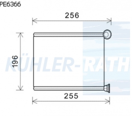 Heizkhler passend fr Citron/Peugeot