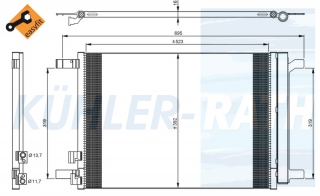 Kondensator passend fr Audi/Seat/VW