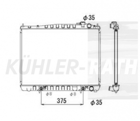 Wasserkhler passend fr Infiniti/Nissan