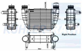 Ladeluftkhler passend fr Audi
