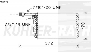 Verdampfer passend fr Porsche