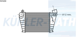 Ladeluftkhler passend fr Audi/Seat/Skoda/VW