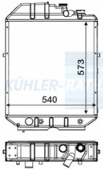 Wasserkhler passend fr Fiat/New Holland