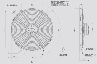 Ventilator passend fr Spal