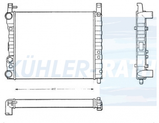 Wasserkhler passend fr Fiat