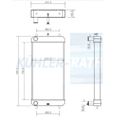 Wasserk�hler passend f�r Hitachi