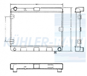 Wasserkhler passend fr Lancia